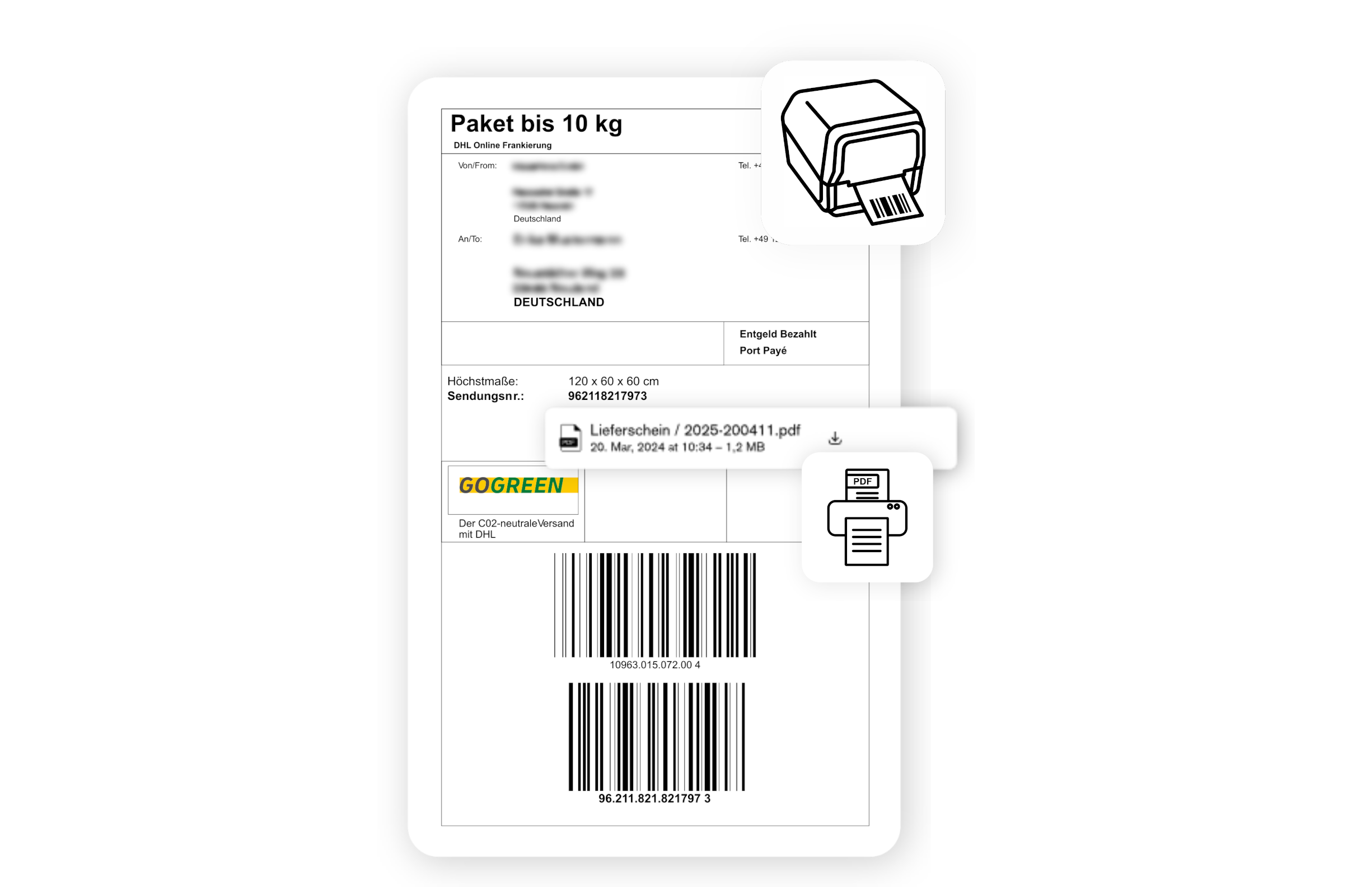JTL-WMS – Versandetiketten automatisch drucken JTL-WMS - Versandetiketten automatisch drucken