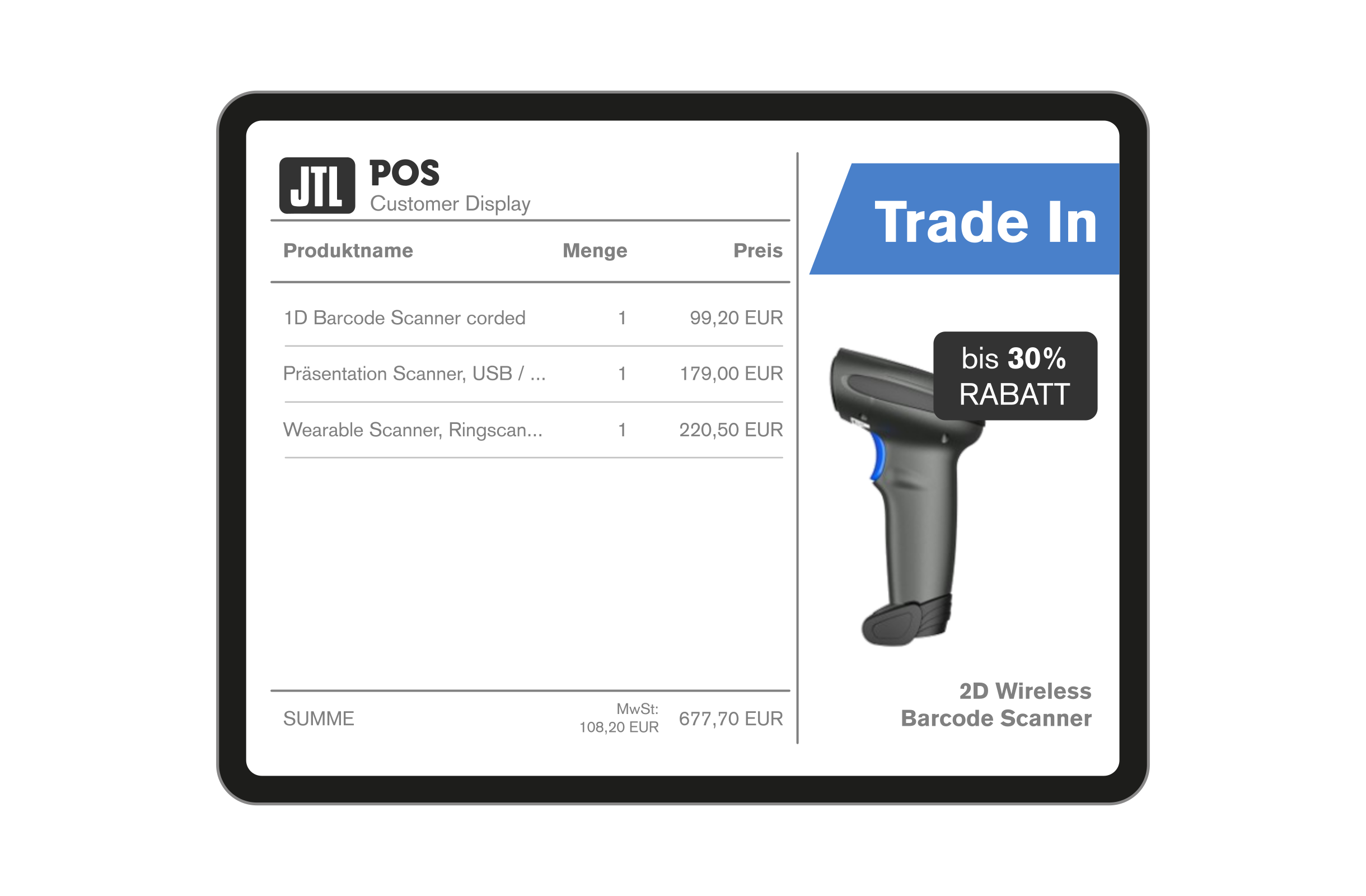 JTL-POS - Customer Display