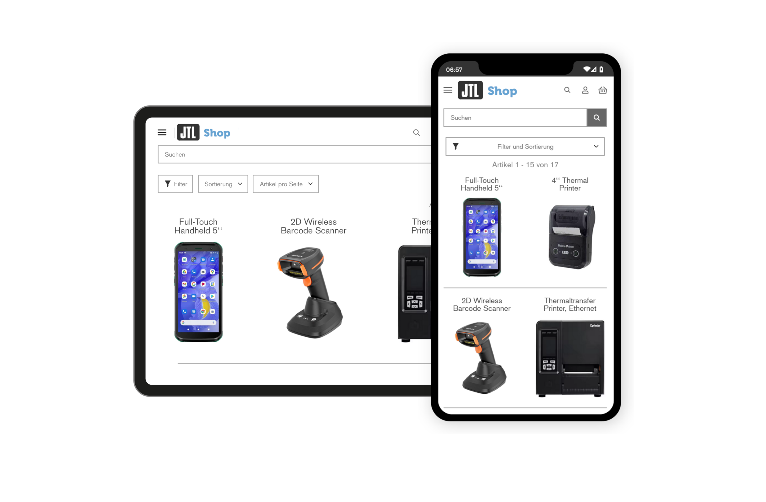 JTL-Shop - Onlineshop und E-Commerce - responsive