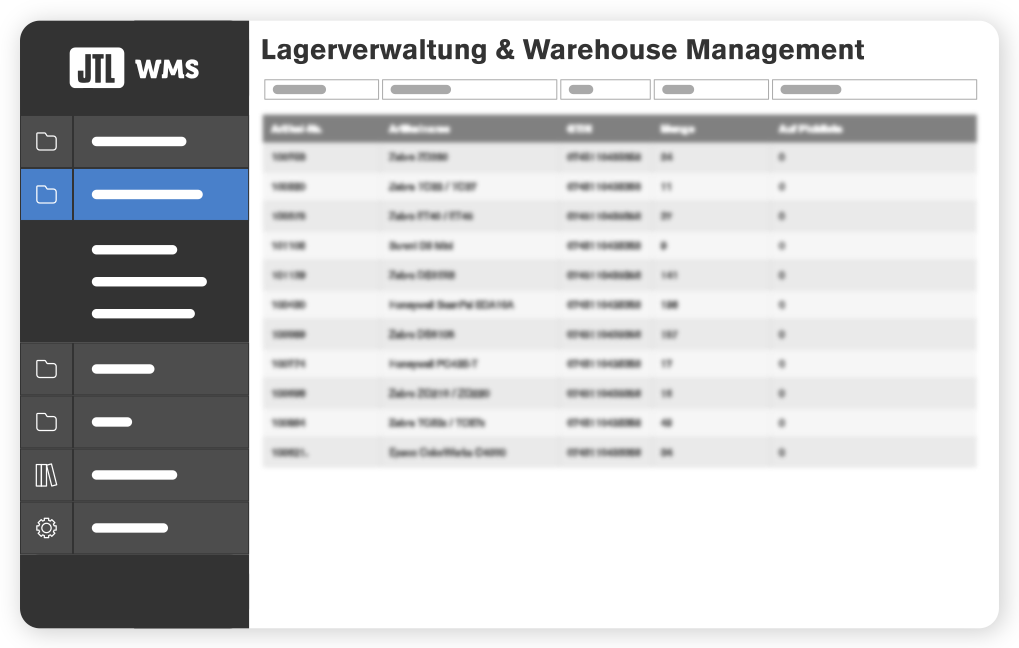 JTL Wawi - Warenwirtschaft - JTL-WMS - Lagerverwaltung und Warehouse Management System