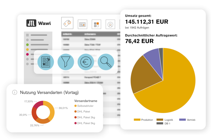 JTL-Wawi - Statistik- und Berichtswesen